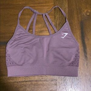 Gymshark Purple Sports Bra Large